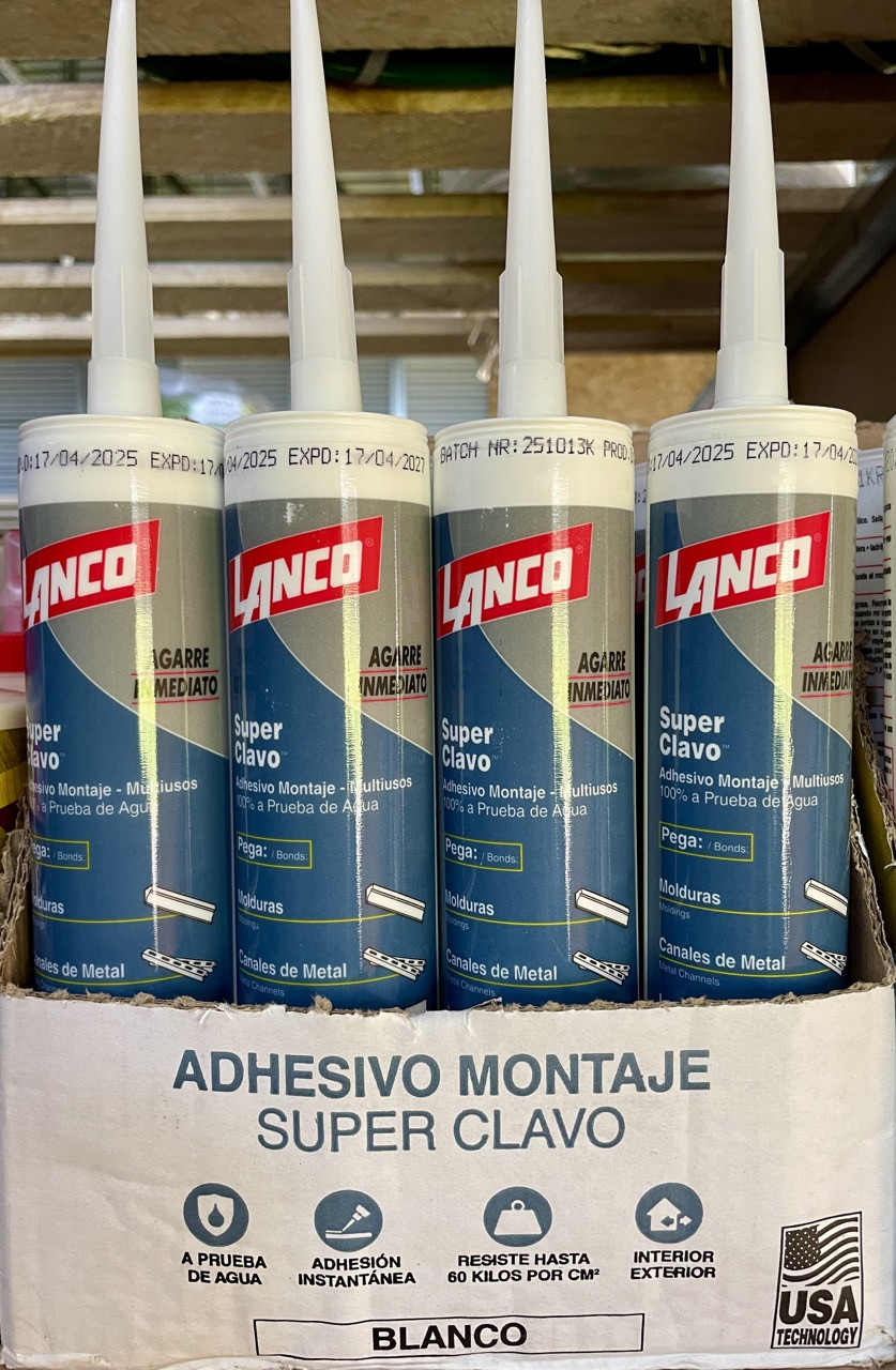 Adhesivo de montaje - Super Clavo - marca Lanco